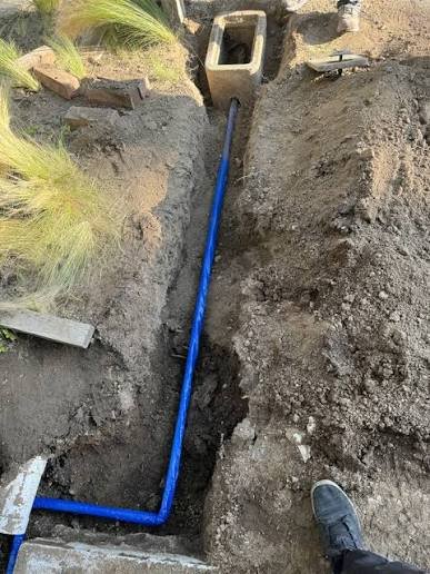 Main water line replacement — Humble Roots Plumbing, Killeen TX